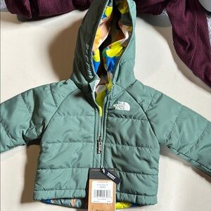 The North Face Sage Green Hooded Jacket